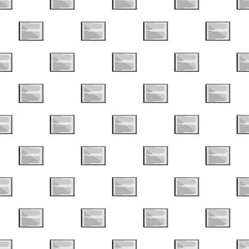 Seamless pattern with a repeating document file icon Stock Illustration