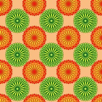 Seamless pattern with repeating elements Stock Illustration