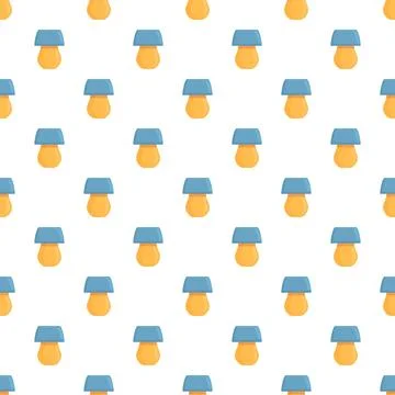 Seamless pattern with repeating lighting bulb icon Stock Illustration