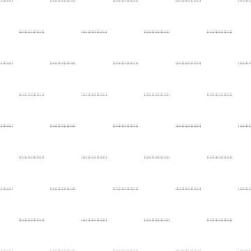 Seamless pattern with a repeating line of short vertical dashes Stock Illustration