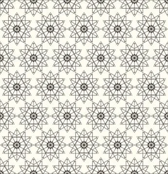 Seamless pattern. Repeating modern stylish geometrical texture with linear Illustrazione stock