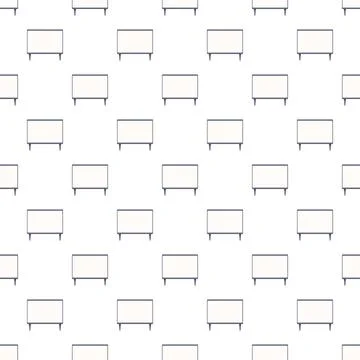 Seamless pattern with a repeating television icon design イラスト素材