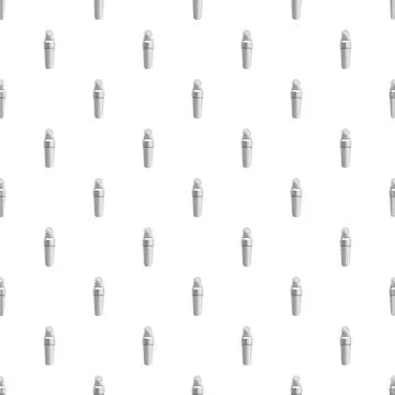 Seamless pattern with repeating zipper pull head icon Stock Illustration