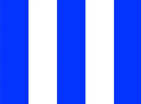 Seamless pattern of repetitive strips of blue and white color. Graphics desig 스톡 일러스트