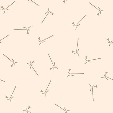 Seamless pattern residential wind turbine home use cartoon vector Illustrazione stock
