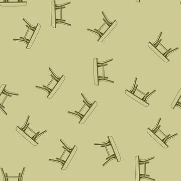 Seamless pattern resistant plastic table cartoon vector イラスト素材