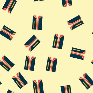 Seamless pattern retro 70s futuristic abstract graphic design background イラスト素材