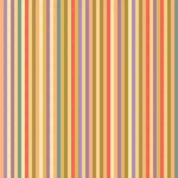 Seamless pattern with retro color stripes Stock Illustration