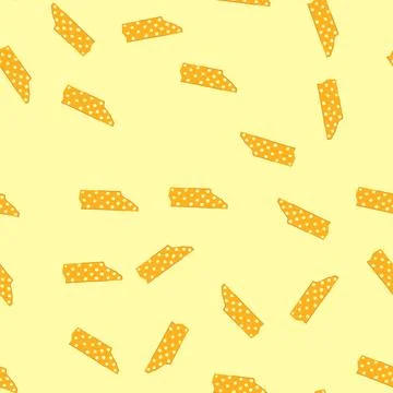 Seamless pattern retro duct tape y2k style cartoon vector Stock Illustration