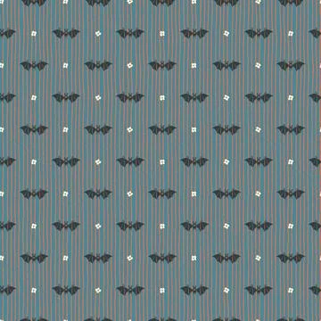 Seamless pattern with Retro Halloween Pattern for Holiday Packaging of Goods, Stock Illustration