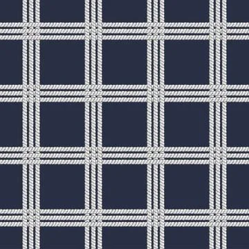 Seamless pattern with retro hand-drawn sketch silver chain Illustrazione stock