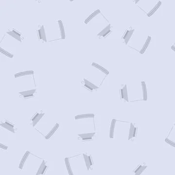 Seamless pattern retro metal milk can cartoon vector Stock Illustration