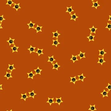 Seamless pattern retro party glasses cartoon vector 스톡 일러스트