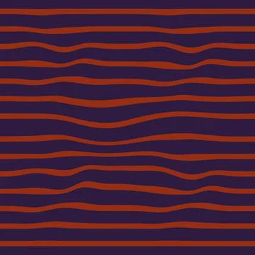 Seamless pattern Retro stripe pattern waves ripple with navy red and blue par Stock Photos