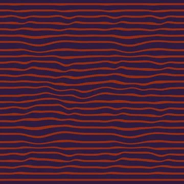 Seamless pattern Retro stripe pattern waves ripple with navy red and blue par Stock Photos