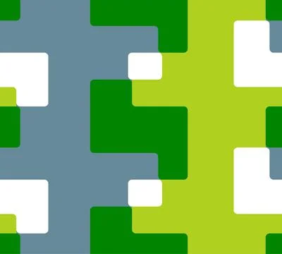 Seamless pattern retro style modernism Stock Illustration