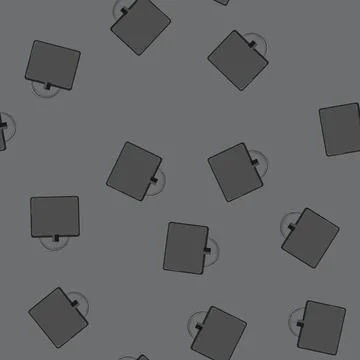 Seamless pattern retro tv antenna cartoon vector Stock Illustration