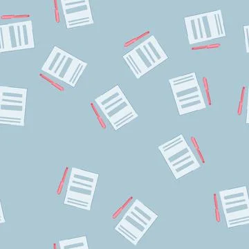 Seamless pattern revenue financial statement cartoon vector イラスト素材