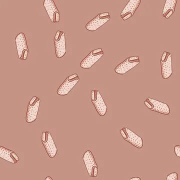 Seamless pattern reversible throw blanket cartoon vector Stock Illustration