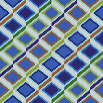 Seamless pattern with rhombic elements Stockillustratie