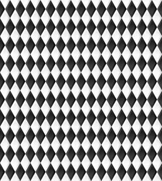 Seamless pattern with rhombus, diamond shapes. Vector. Stock Illustration