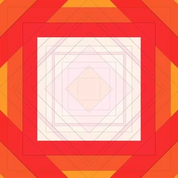 Seamless pattern of rhombuses and lines. Square abstract pattern Stockillustratie