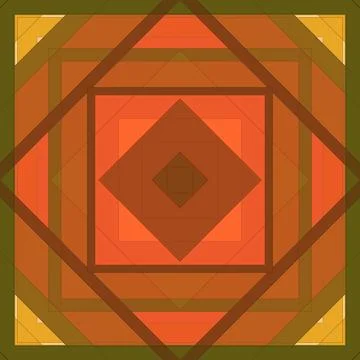 Seamless pattern of rhombuses and lines. Square abstract pattern 스톡 일러스트