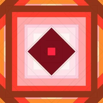 Seamless pattern of rhombuses and lines. Square abstract pattern 스톡 일러스트