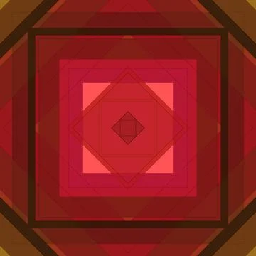 Seamless pattern of rhombuses and lines. Square abstract pattern イラスト素材