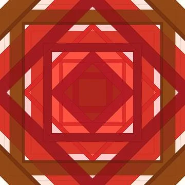 Seamless pattern of rhombuses and lines. Square abstract pattern イラスト素材