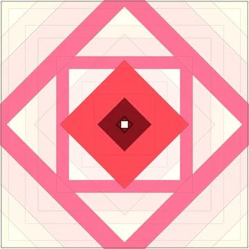 Seamless pattern of rhombuses and lines. Square abstract pattern Stockillustratie