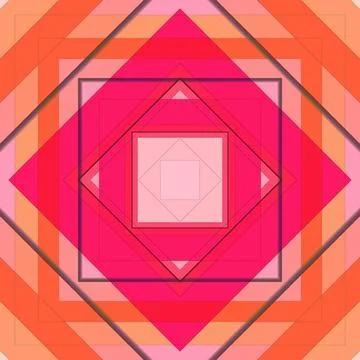 Seamless pattern of rhombuses and lines. Square abstract pattern Illustrazione stock