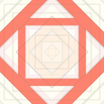 Seamless pattern of rhombuses and lines. Square abstract pattern 스톡 일러스트