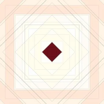 Seamless pattern of rhombuses and lines. Square abstract pattern Stock Illustration
