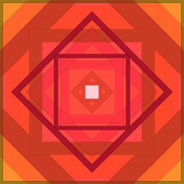 Seamless pattern of rhombuses and lines. Square abstract pattern Stock Illustration