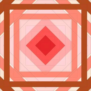 Seamless pattern of rhombuses and lines. Square abstract pattern Stockillustratie