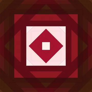 Seamless pattern of rhombuses and lines. Square abstract pattern Stockillustratie