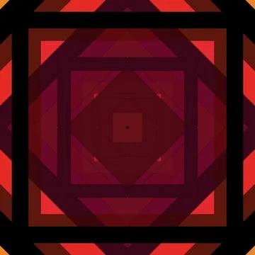 Seamless pattern of rhombuses and lines. Square abstract pattern イラスト素材