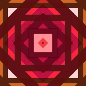 Seamless pattern of rhombuses and lines. Square abstract pattern Stockillustratie