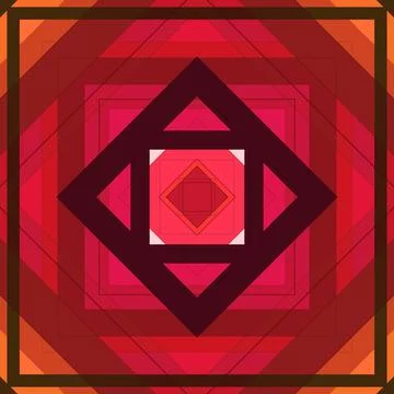 Seamless pattern of rhombuses and lines. Square abstract pattern 스톡 일러스트