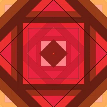 Seamless pattern of rhombuses and lines. Square abstract pattern 스톡 일러스트