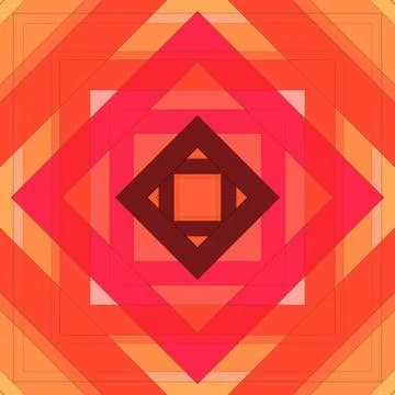 Seamless pattern of rhombuses and lines. Square abstract pattern Stock Illustration