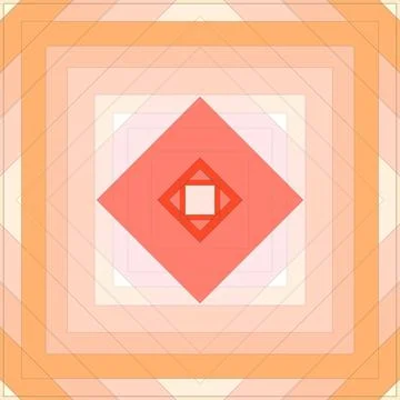 Seamless pattern of rhombuses and lines. Square abstract pattern 스톡 일러스트
