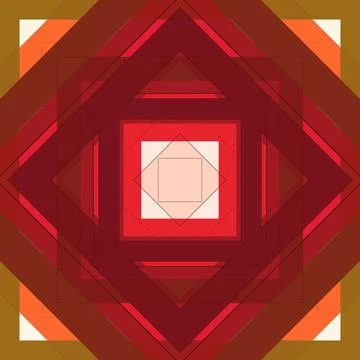 Seamless pattern of rhombuses and lines. Square abstract pattern Stock Illustration