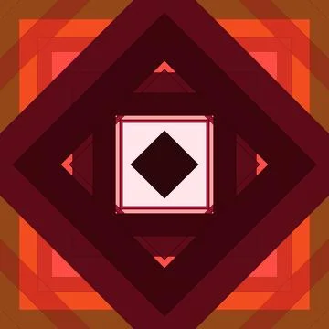 Seamless pattern of rhombuses and lines. Square abstract pattern 스톡 일러스트