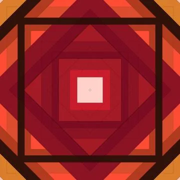 Seamless pattern of rhombuses and lines. Square abstract pattern Stockillustratie