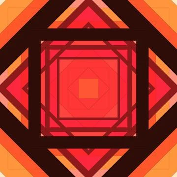 Seamless pattern of rhombuses and lines. Square abstract pattern Stockillustratie