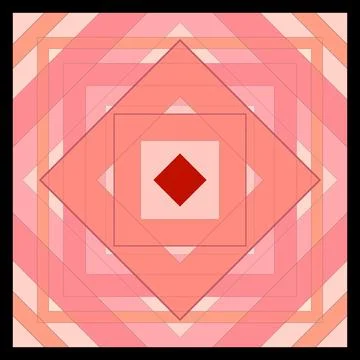 Seamless pattern of rhombuses and lines. Square abstract pattern Illustrazione stock