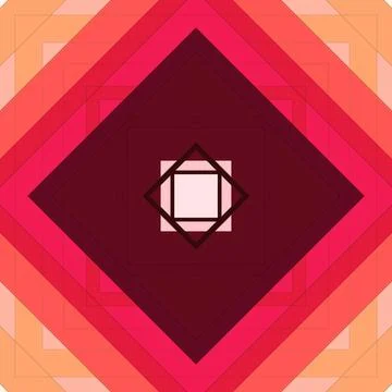 Seamless pattern of rhombuses and lines. Square abstract pattern Illustrazione stock