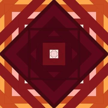 Seamless pattern of rhombuses and lines. Square abstract pattern Illustrazione stock